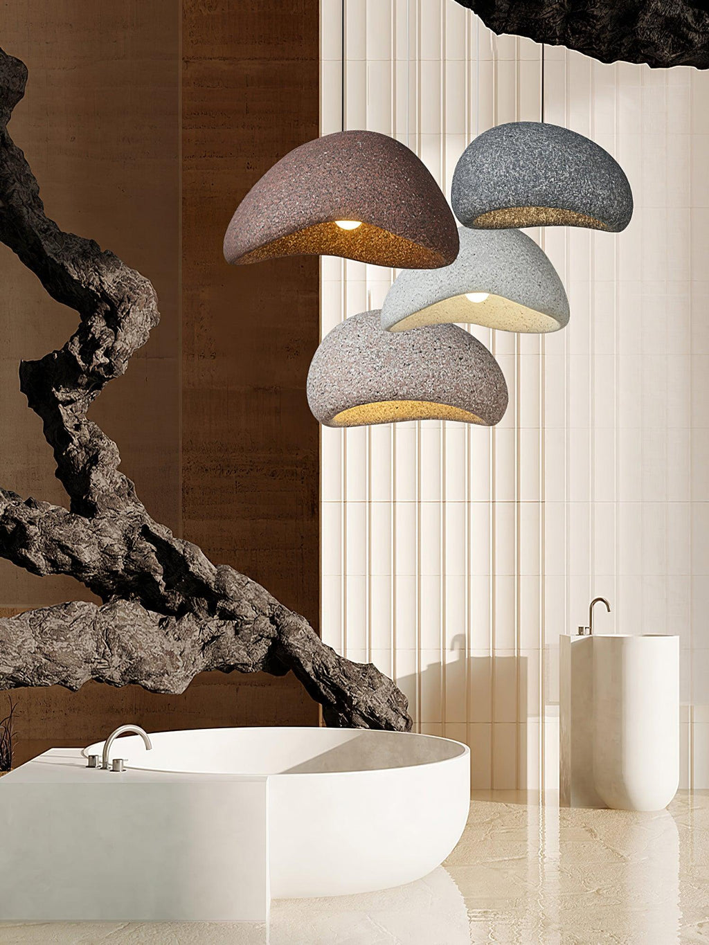 khmara-halia-speckled-pendant-lamp-anzaz-∅ 31.5″ x H 17.7″ / Dia 80cm x H 45cm-23