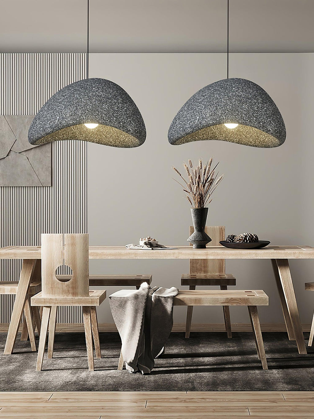 khmara-halia-speckled-pendant-lamp-anzaz-∅ 23.6″ x H 13.8″ / Dia 60cm x H 35cm-16