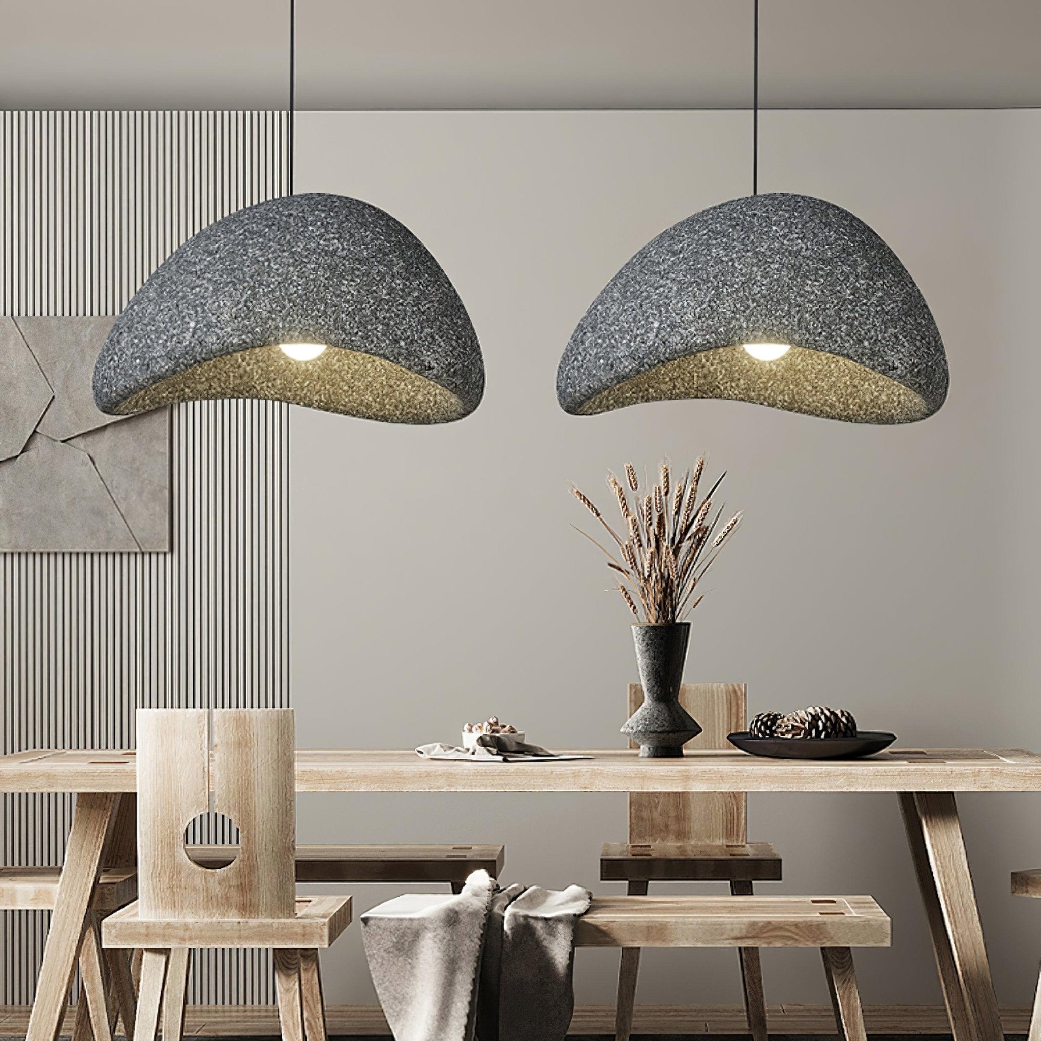 khmara-halia-speckled-pendant-lamp-anzaz-∅ 19.7″ x H 11.8″ / Dia 50cm x H 30cm-14