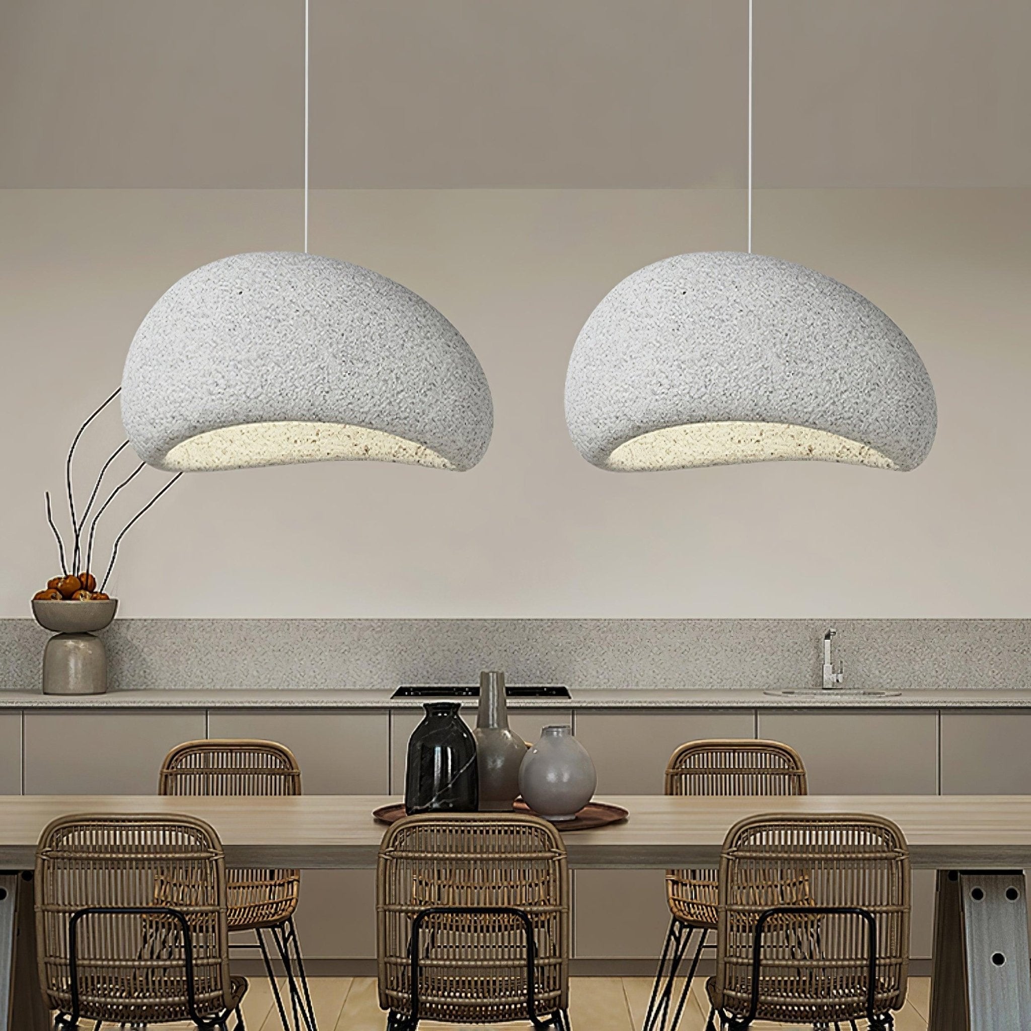 khmara-halia-speckled-pendant-lamp-anzaz-∅ 11.8″ x H 7.9″ / Dia 30cm x H 20cm-4