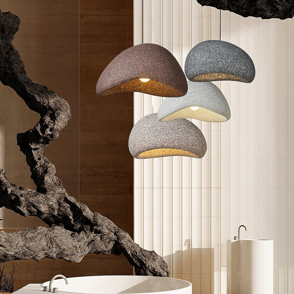 khmara-halia-speckled-pendant-lamp-anzaz-∅ 11.8″ x H 7.9″ / Dia 30cm x H 20cm-2