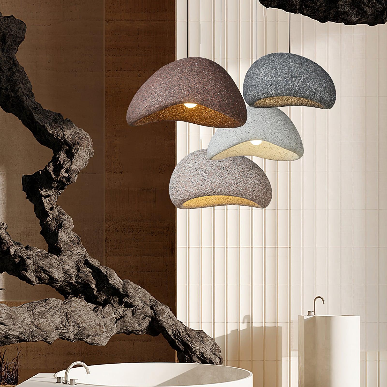 khmara-halia-speckled-pendant-lamp-anzaz-∅ 11.8″ x H 7.9″ / Dia 30cm x H 20cm-2