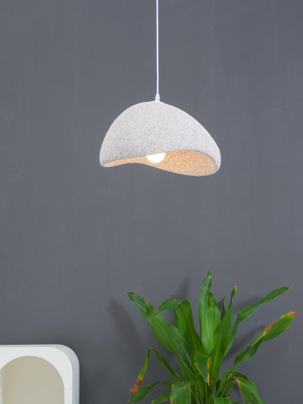khmara-halia-speckled-pendant-lamp-anzaz-∅ 15.7″ x H 9.8″ / Dia 40cm x H 25cm-8