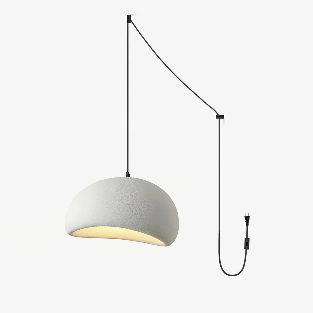 cloud-pendant-swag-light-style-b-anzaz-White & Black Hanging Wire-1