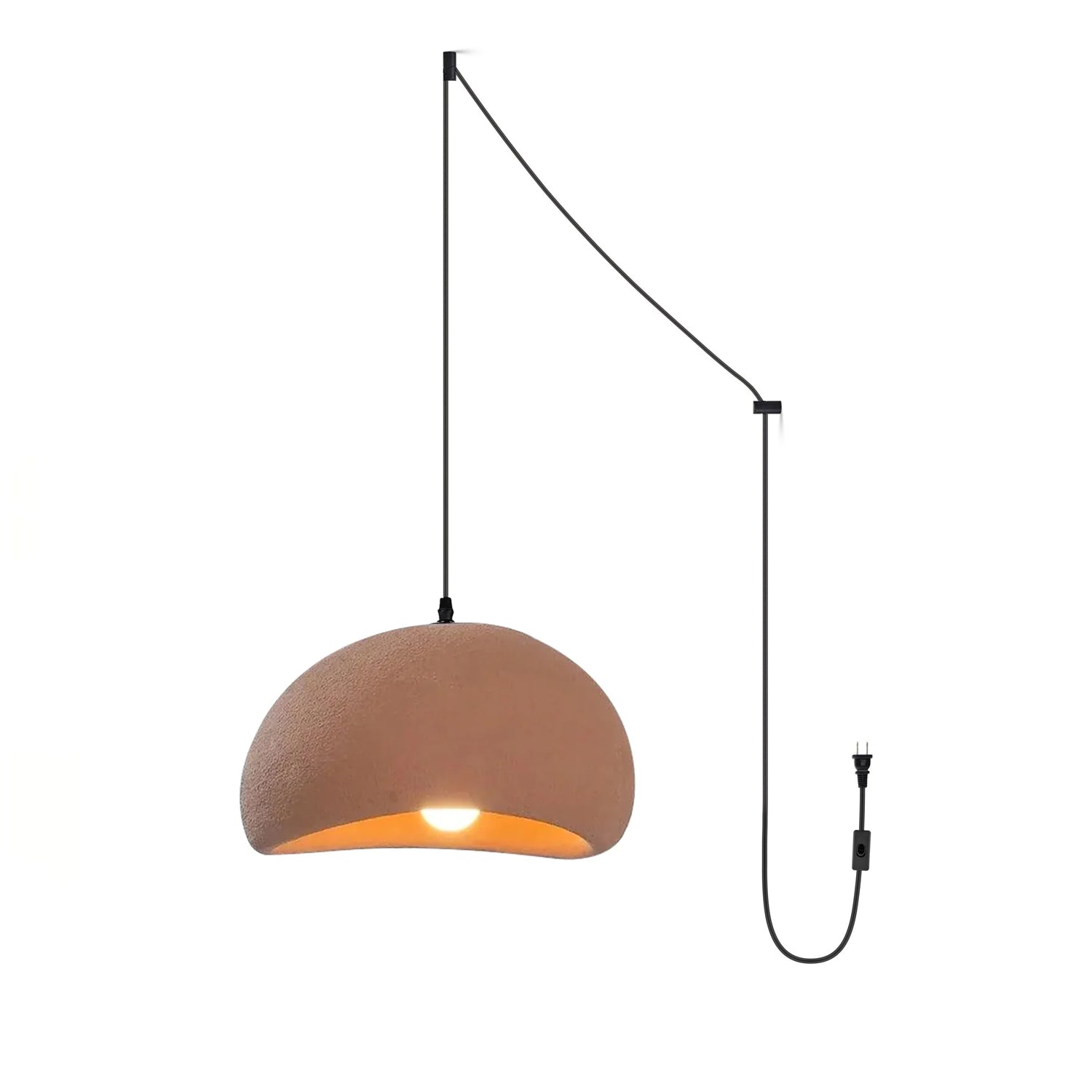 cloud-pendant-swag-light-style-b-anzaz-Brown & Black Hanging Wire-63