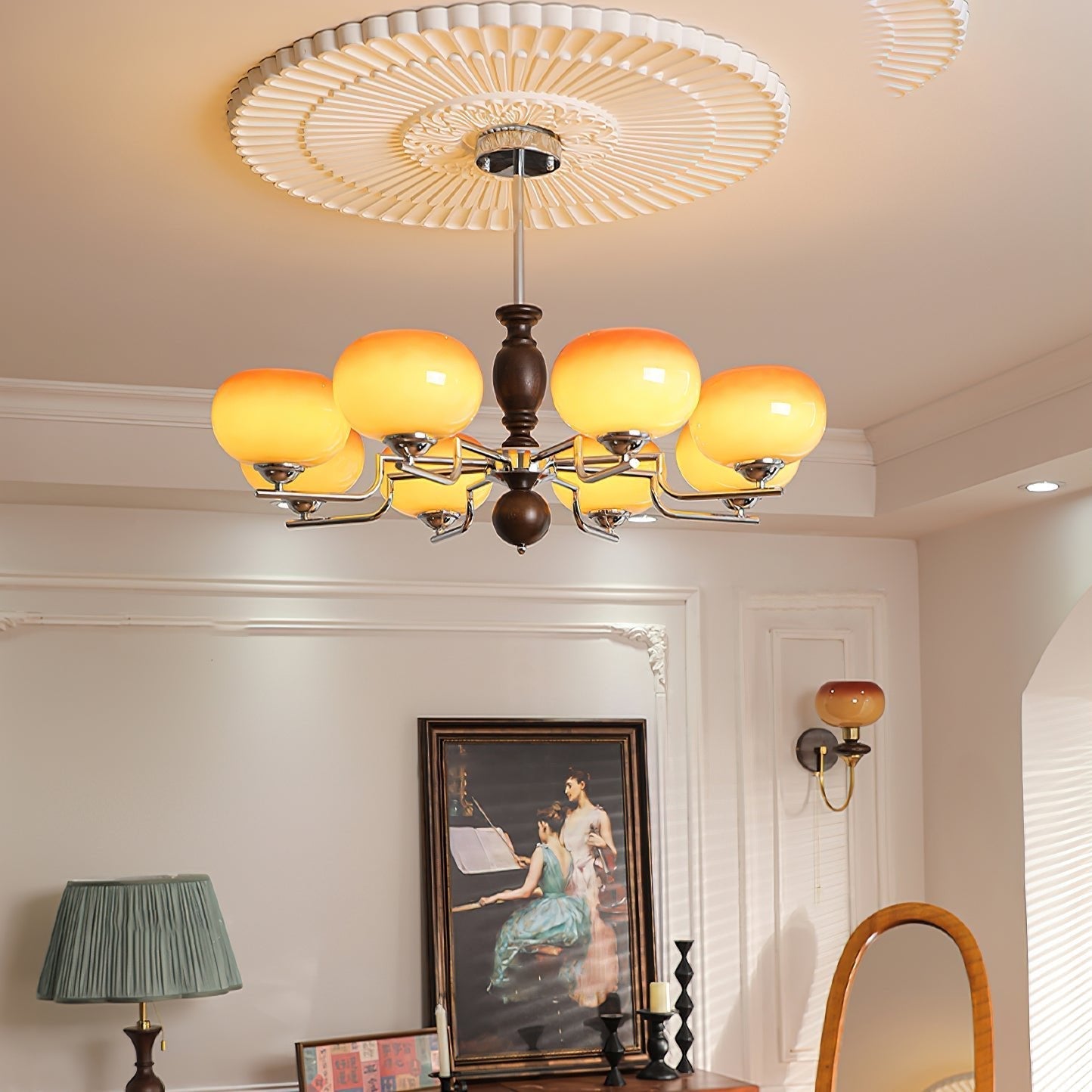 hkingsley-chandelier-anzaz-Walnut Color & Gold & Chrome-3