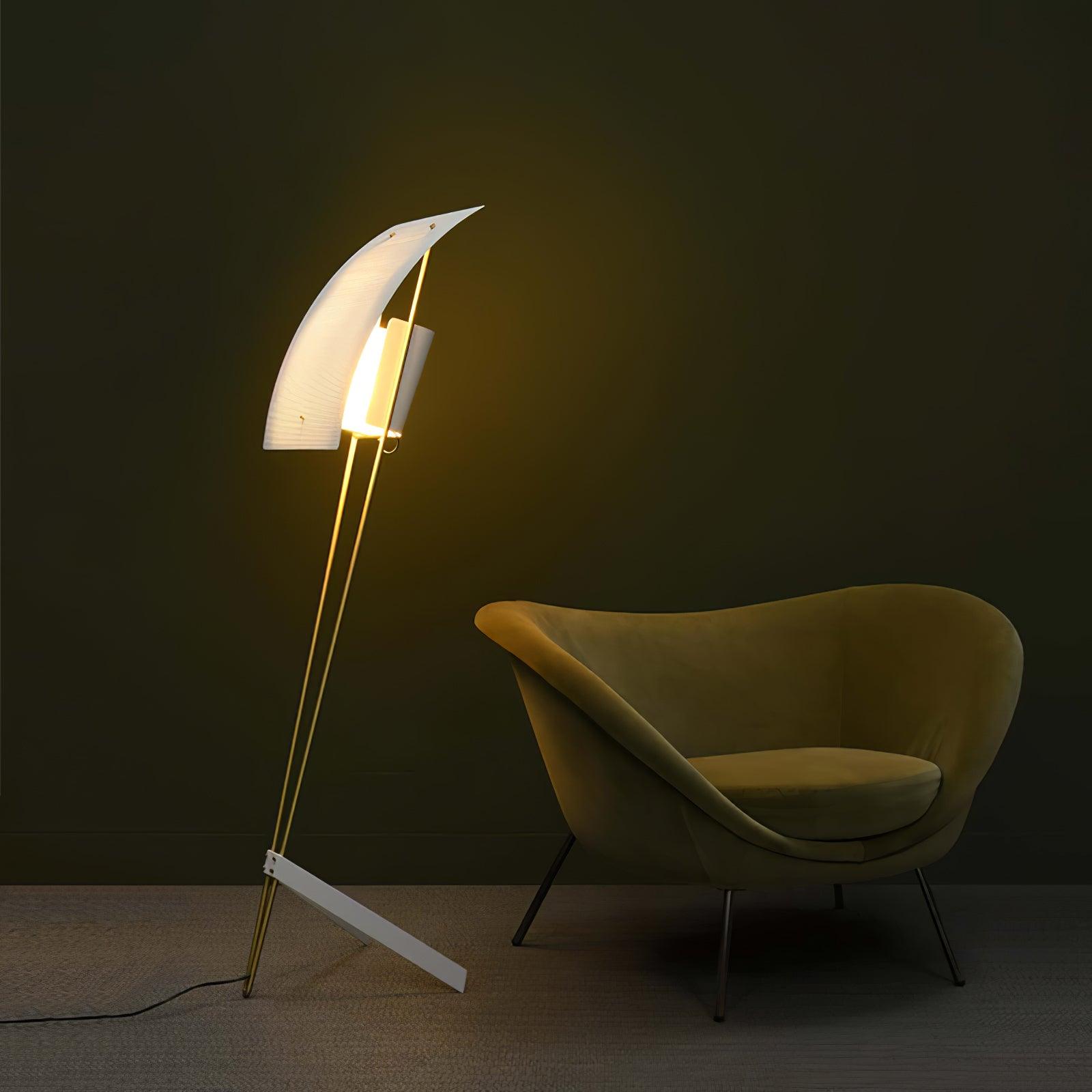 kite-floor-lamp-anzaz-White & Gold-2