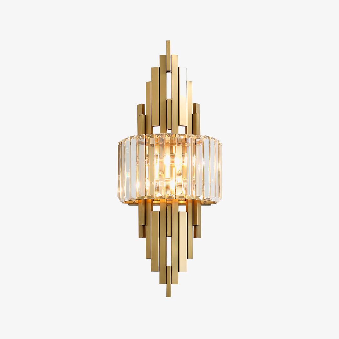 kubica-crystal-wall-lamp-anzaz-Gold & Clear crystal glass-1