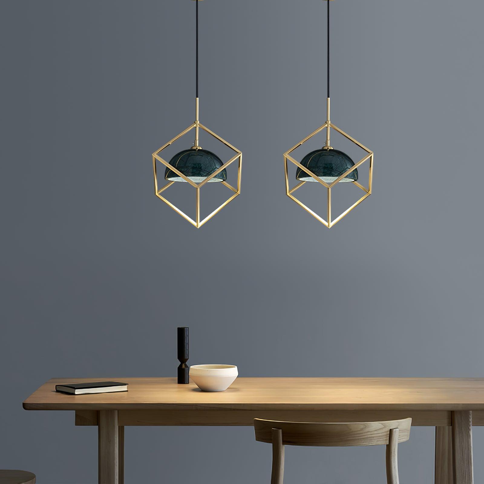 lantern-square-pendant-lamp-anzaz-Polished Brass+Green Marble-2