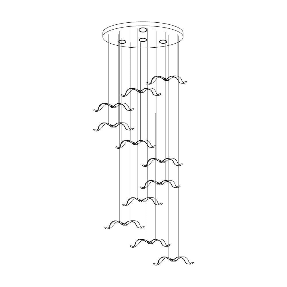large-seagull-chandelier-anzaz-L 11.8″ / L 30cm-33