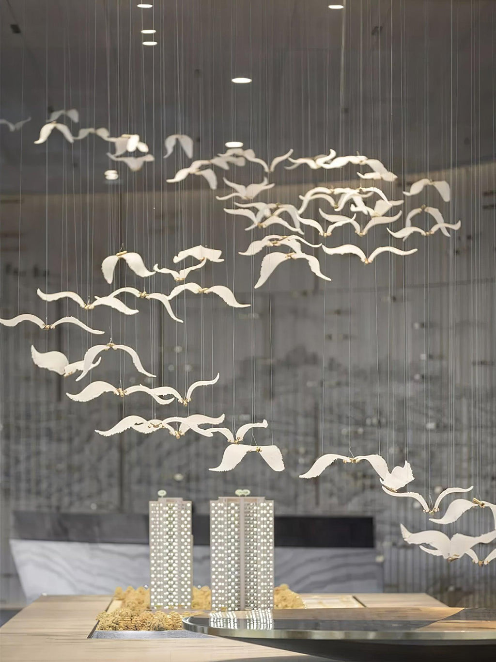 large-seagull-chandelier-anzaz-L 15″ / L 38cm-15