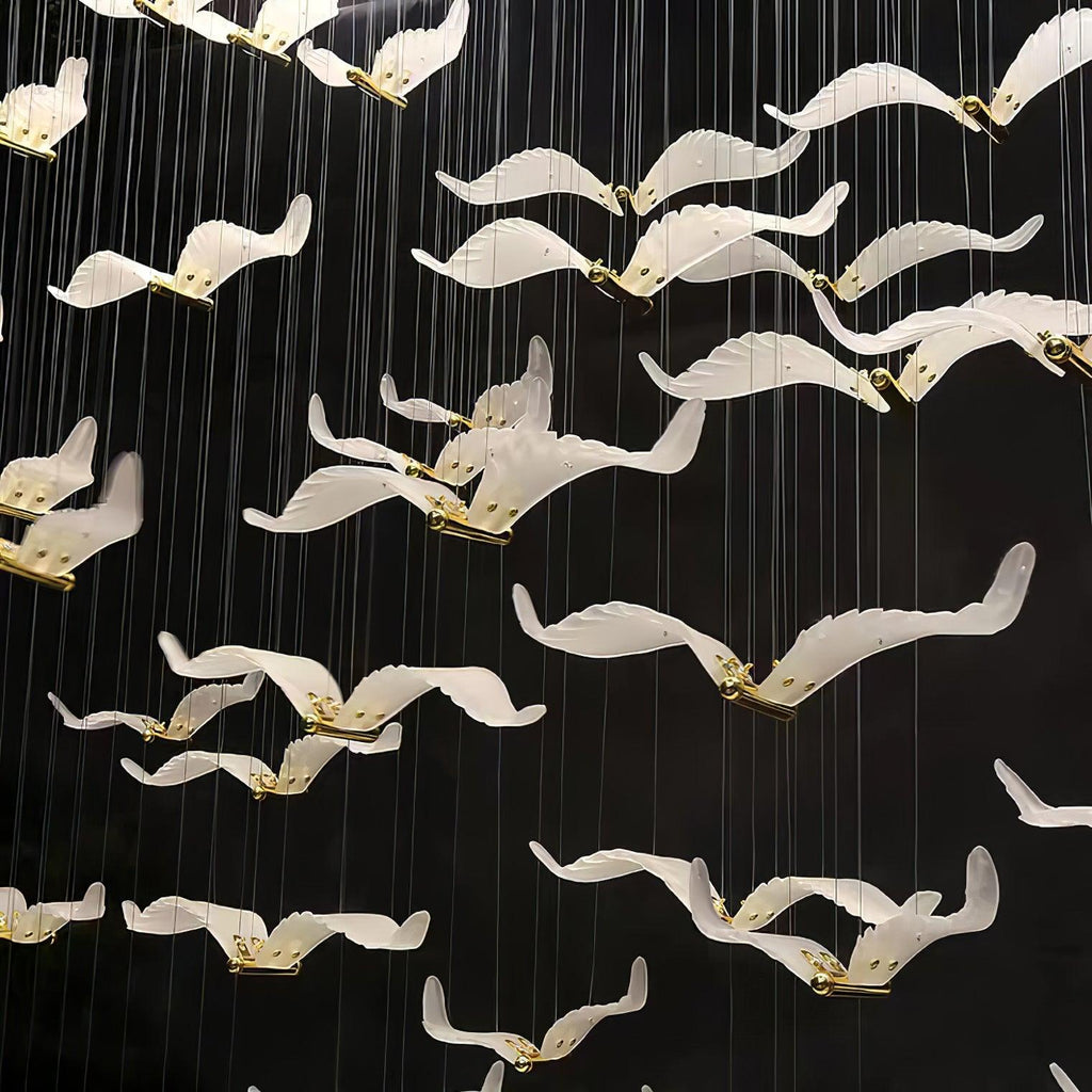 large-seagull-chandelier-anzaz-L 11.8″ / L 30cm-17
