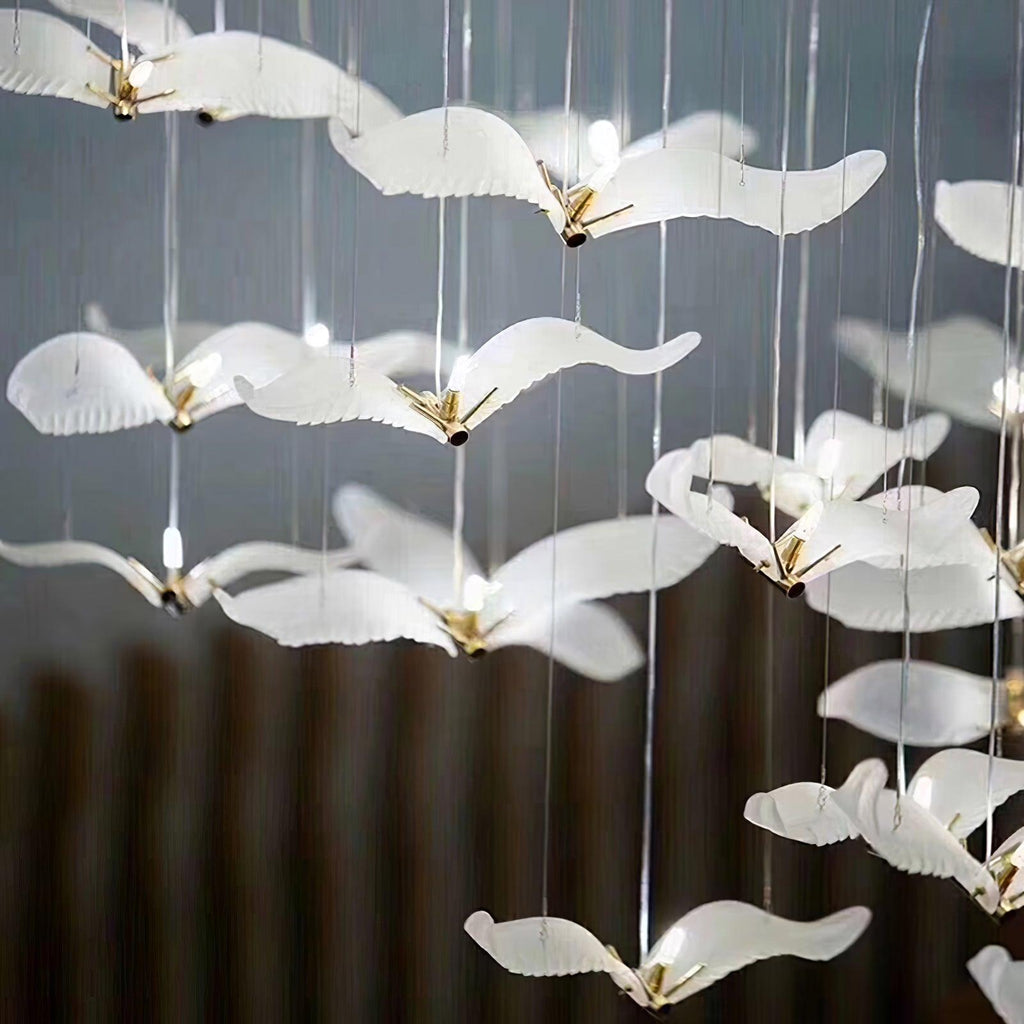 large-seagull-chandelier-anzaz-L 11.8″ / L 30cm-5