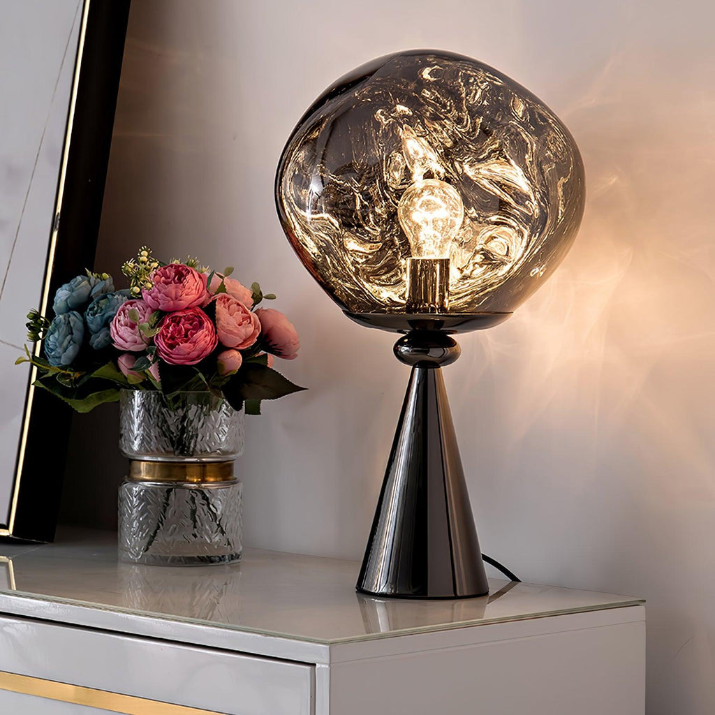 lava-cone-table-lamp-anzaz-Chrome & Silver-3