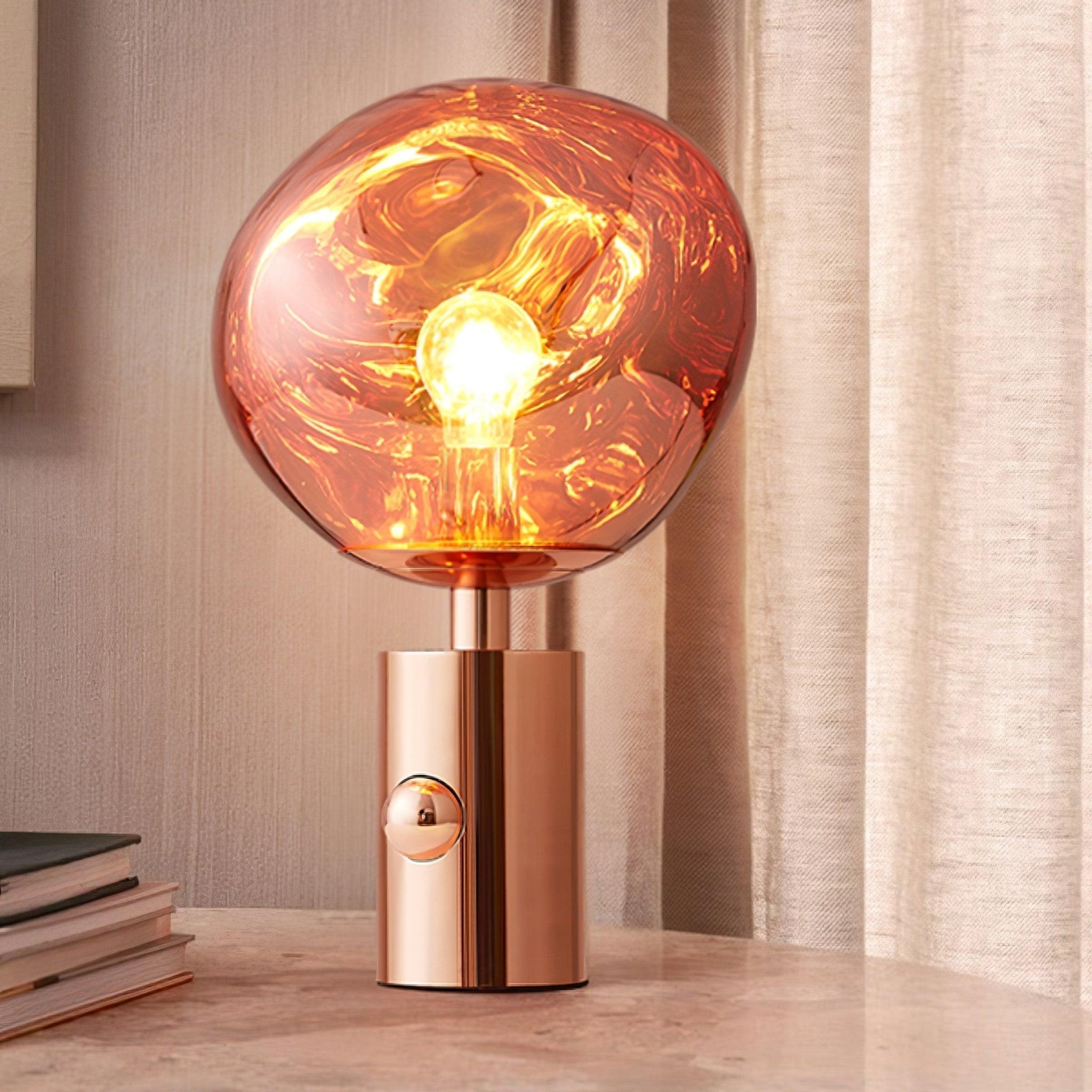 lava-table-lamp-anzaz-Rose Gold-2