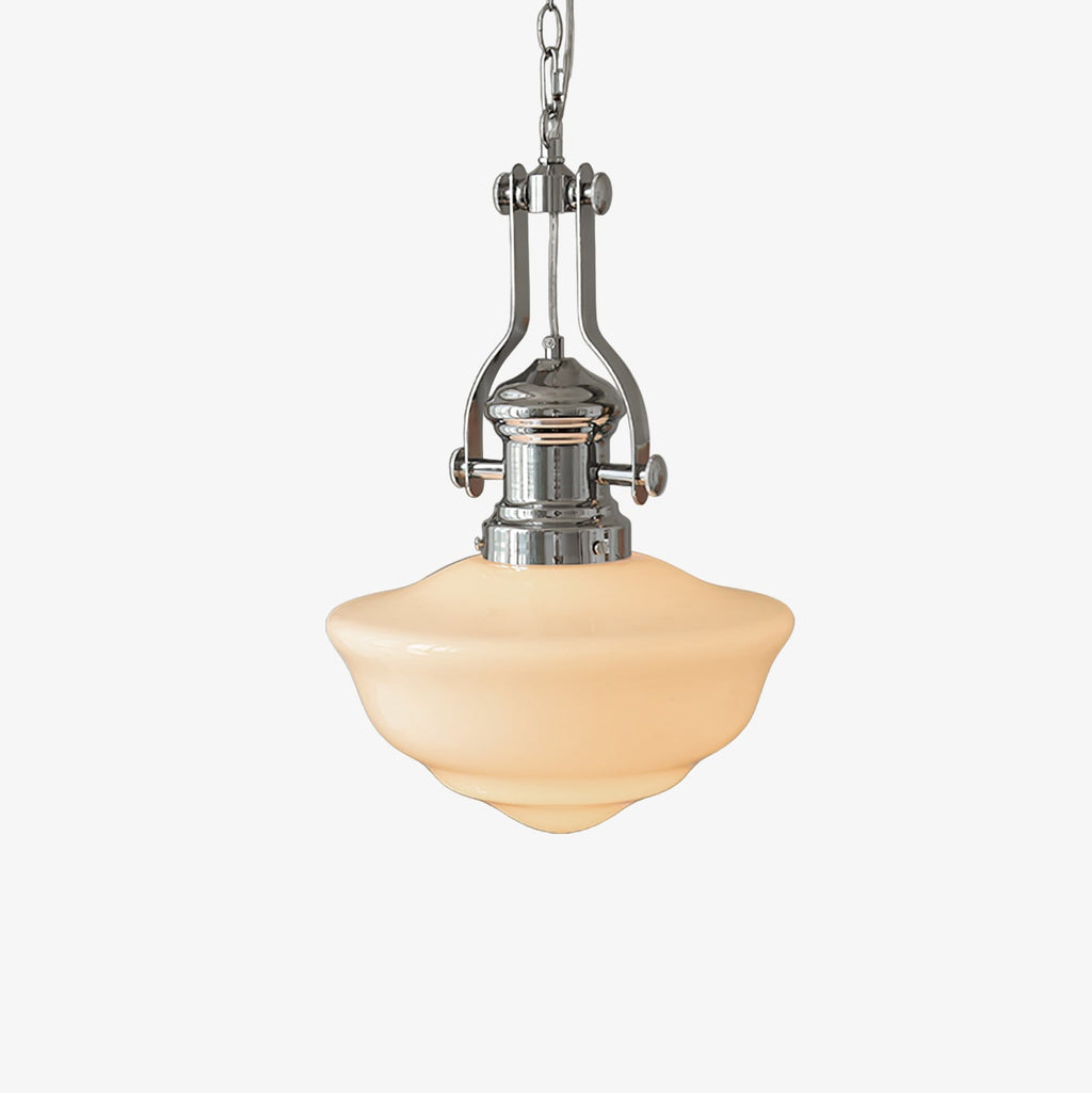 lavagna-schoolhouse-pendant-light-anzaz-Chrome & White-1