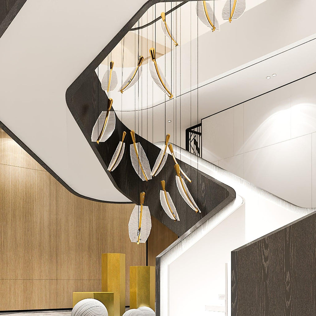 leaf-led-chandelier-anzaz-Gold+Clear-12