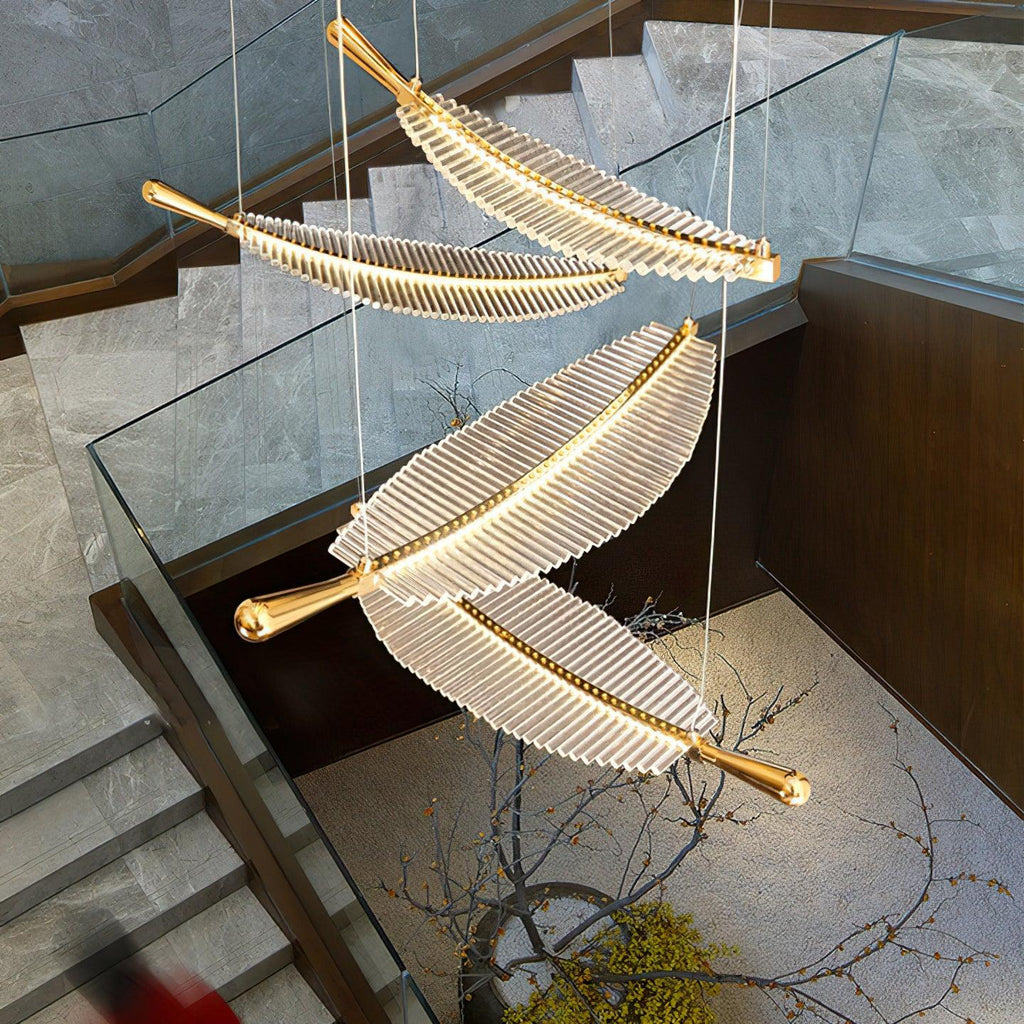 leaf-led-chandelier-anzaz-Gold+Clear-14