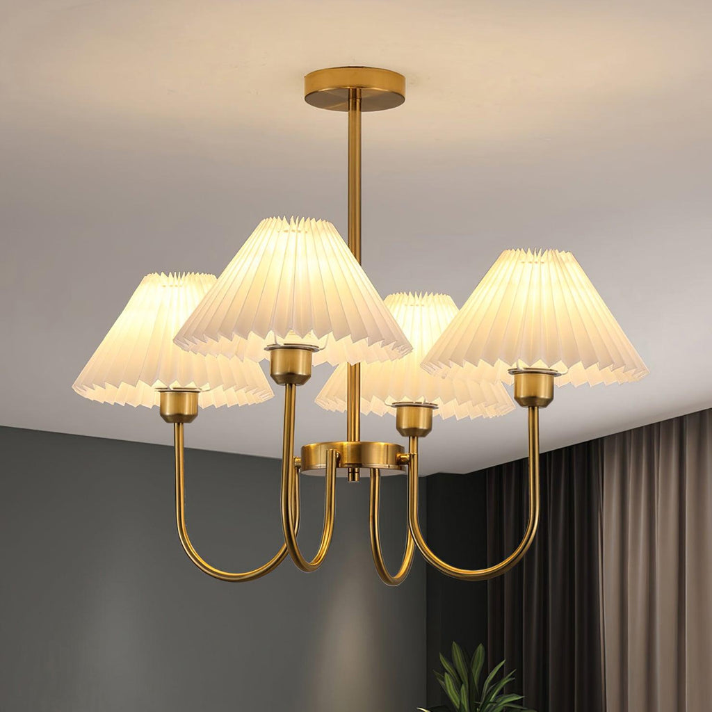 lenore-pleated-chandelier-anzaz-Gold-2