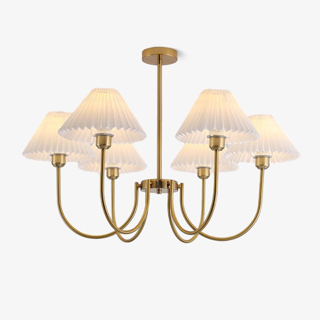 lenore-pleated-chandelier-anzaz-Gold-1
