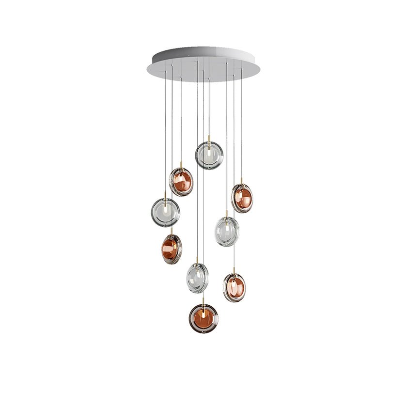 llens-round-chandelier-anzaz-Smoke grey & White-11