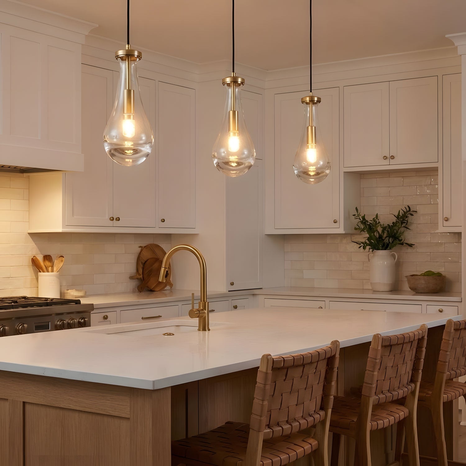 leontine-glass-pendant-lamp-anzaz-Brass & Clear-2