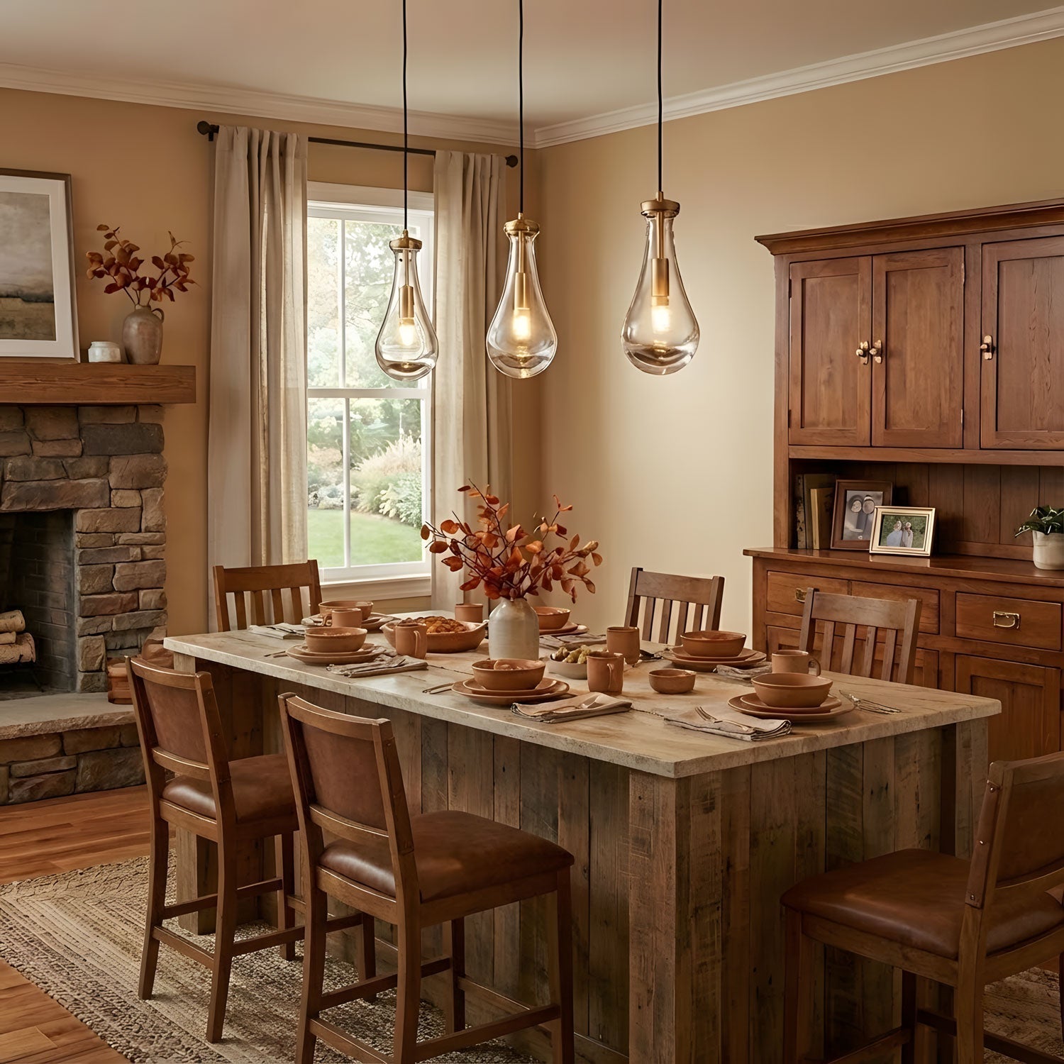 leontine-glass-pendant-lamp-anzaz-Brass & Clear-4