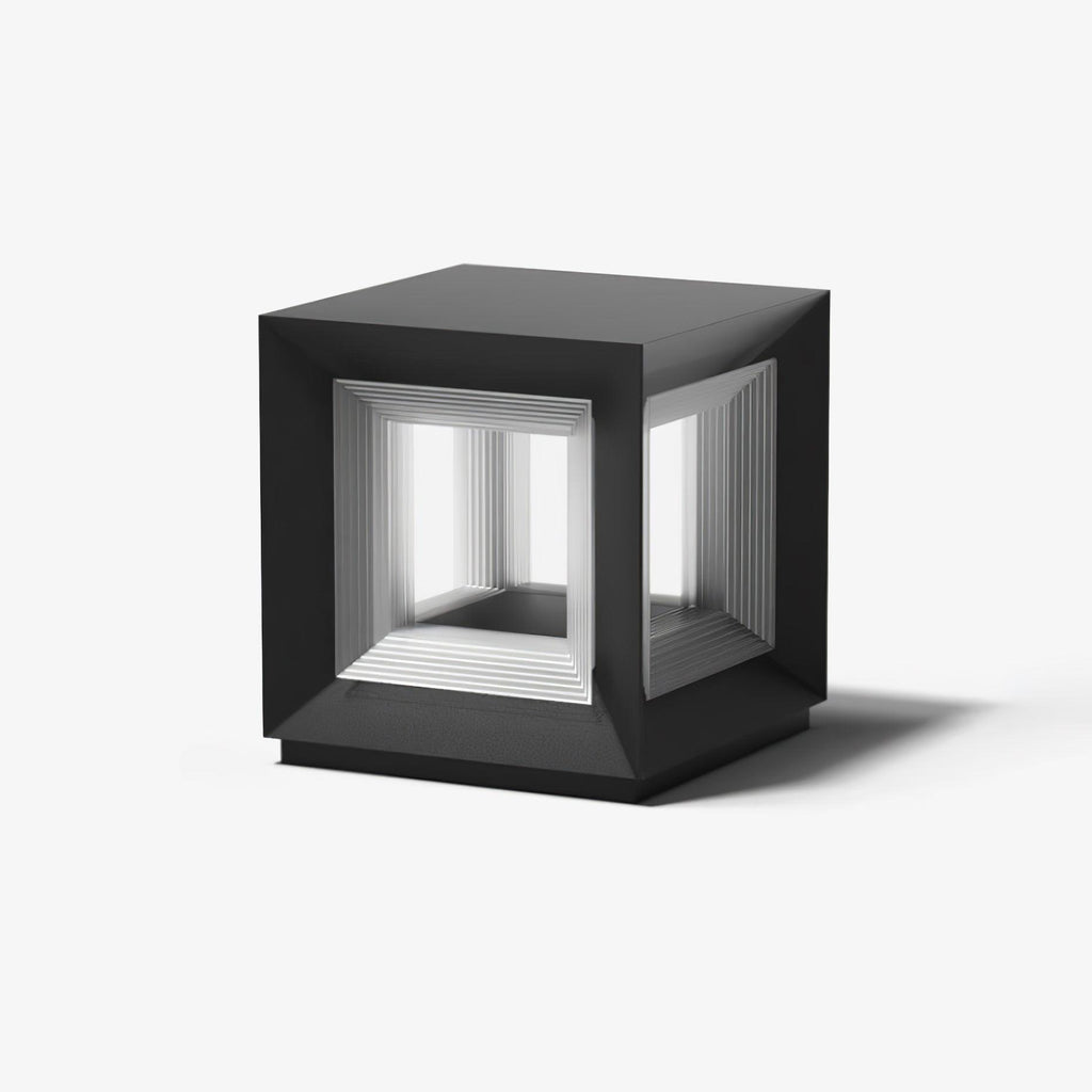 light-cube-outdoor-post-light-anzaz-Model A: Wired Version-1