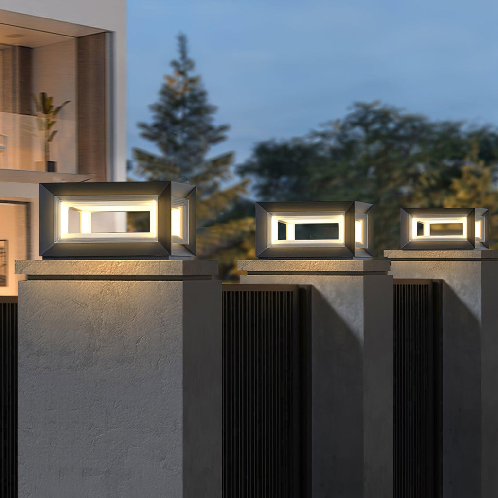 light-cube-outdoor-post-light-anzaz-Model A: Wired Version-7