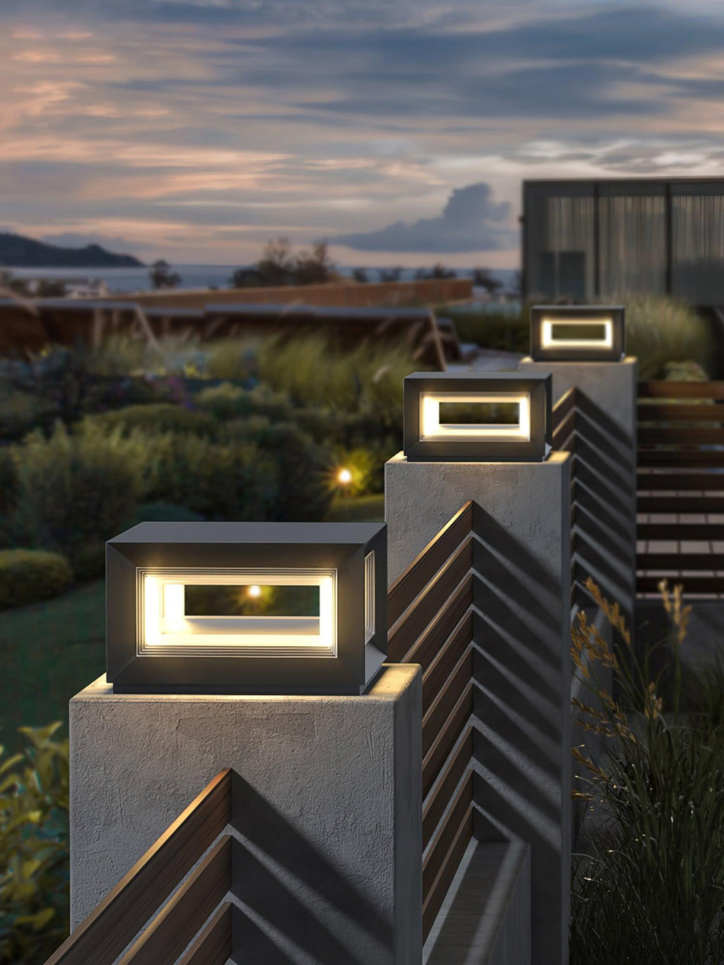 light-cube-outdoor-post-light-anzaz-Model A: Wired Version-11