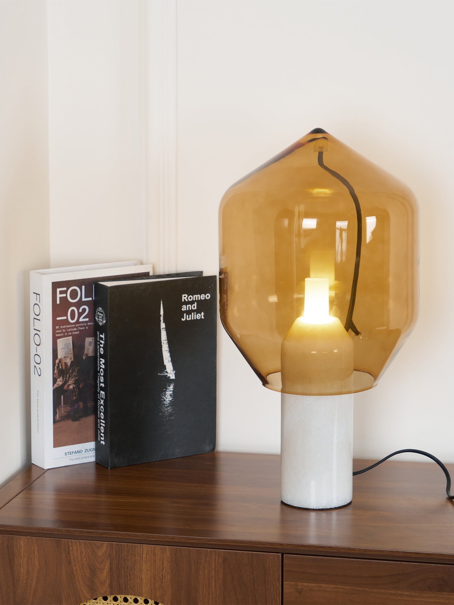 lighthouse-table-lamp-anzaz-Black Marble & Smoked Glass-5