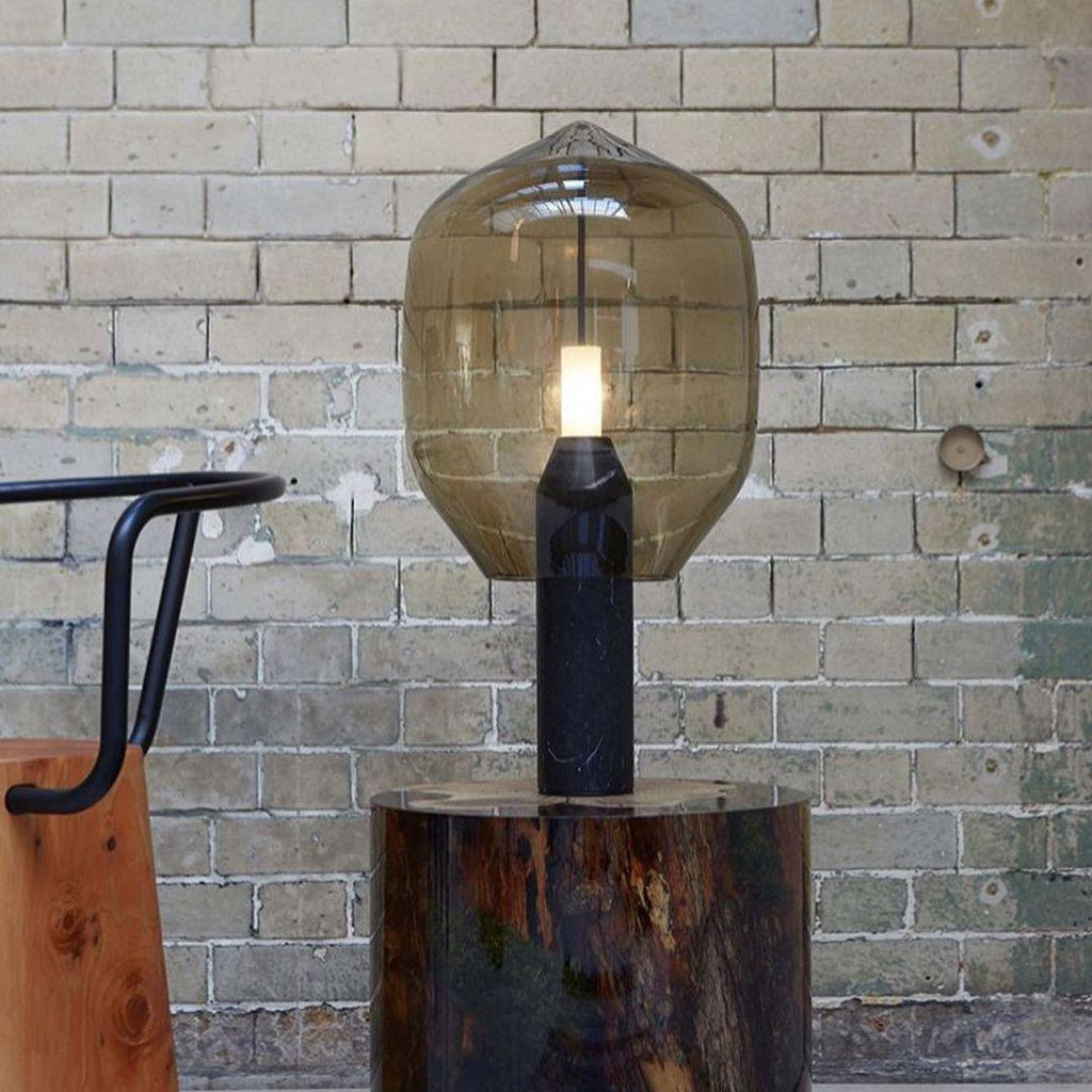 lighthouse-table-lamp-anzaz-White Marble & Smoked Glass-3