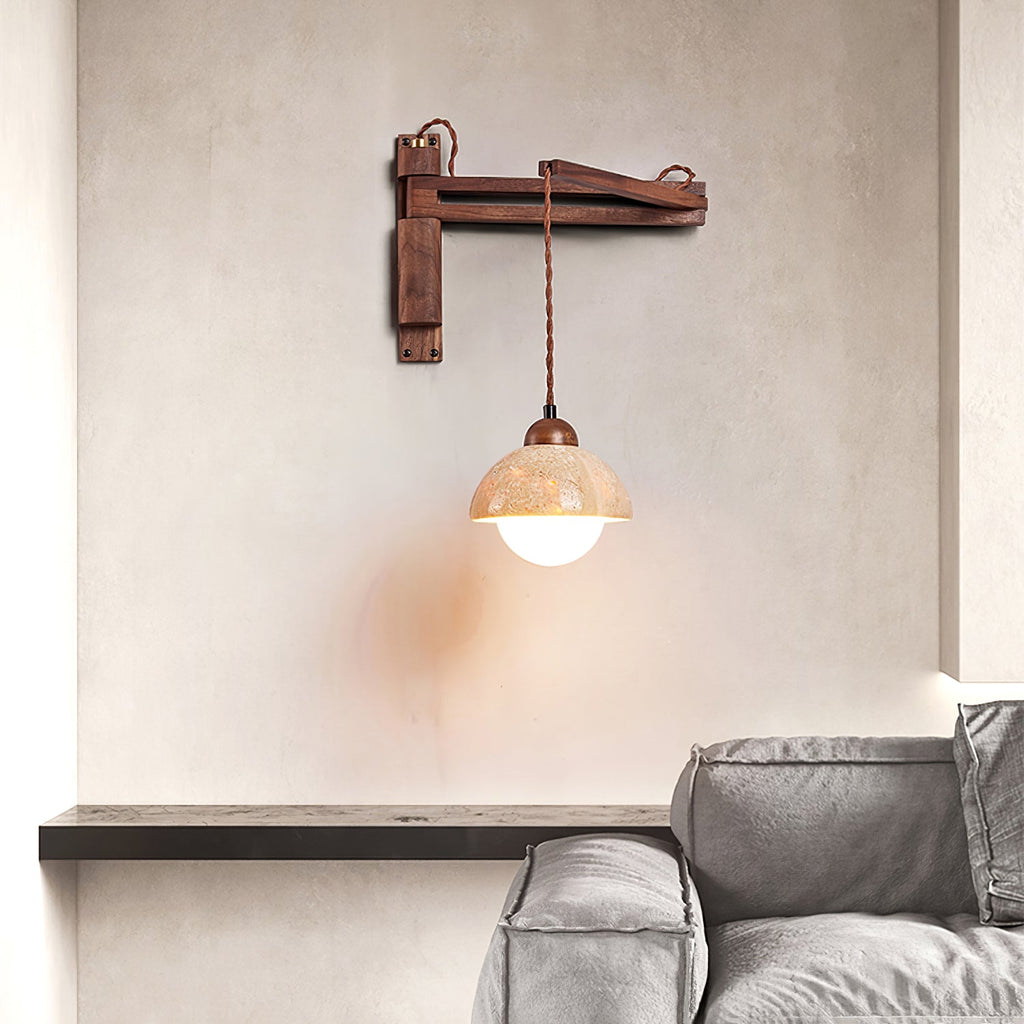 ligno-arc-wall-lamp-anzaz-Yellow Travertine & Walnut Color-9