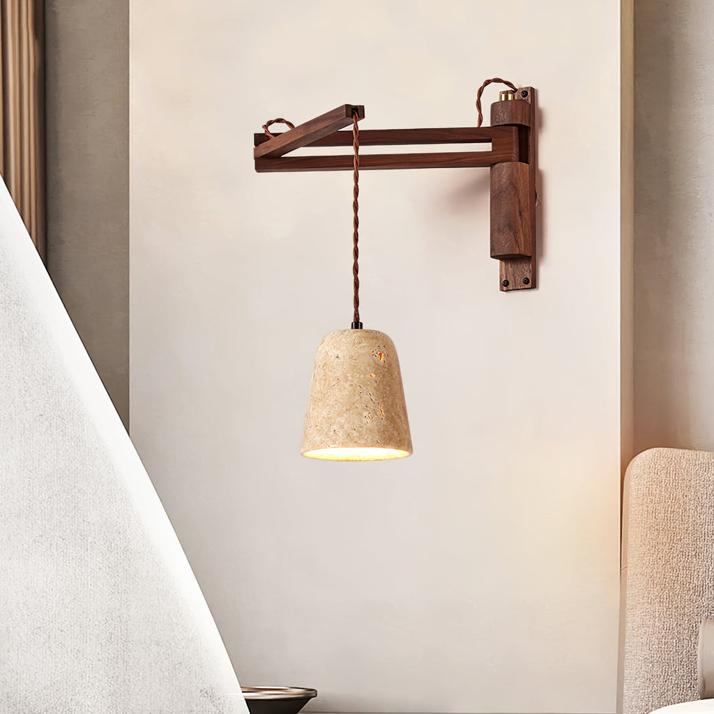 ligno-arc-wall-lamp-anzaz-Yellow Travertine & Walnut Color-7