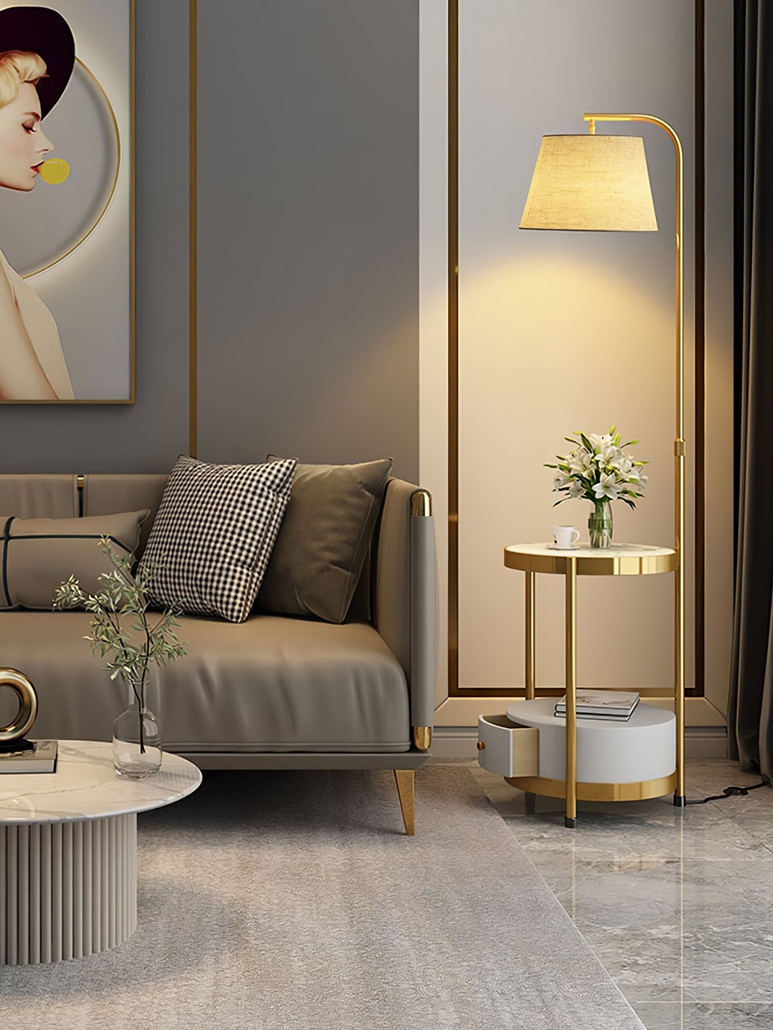 lilah-floor-lamp-anzaz-Gold & White-3