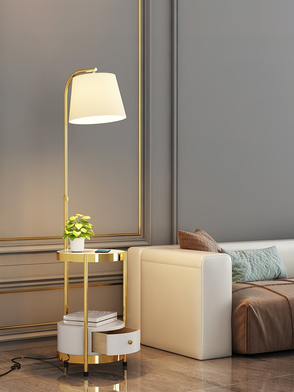 lilah-floor-lamp-anzaz-Gold & White-4