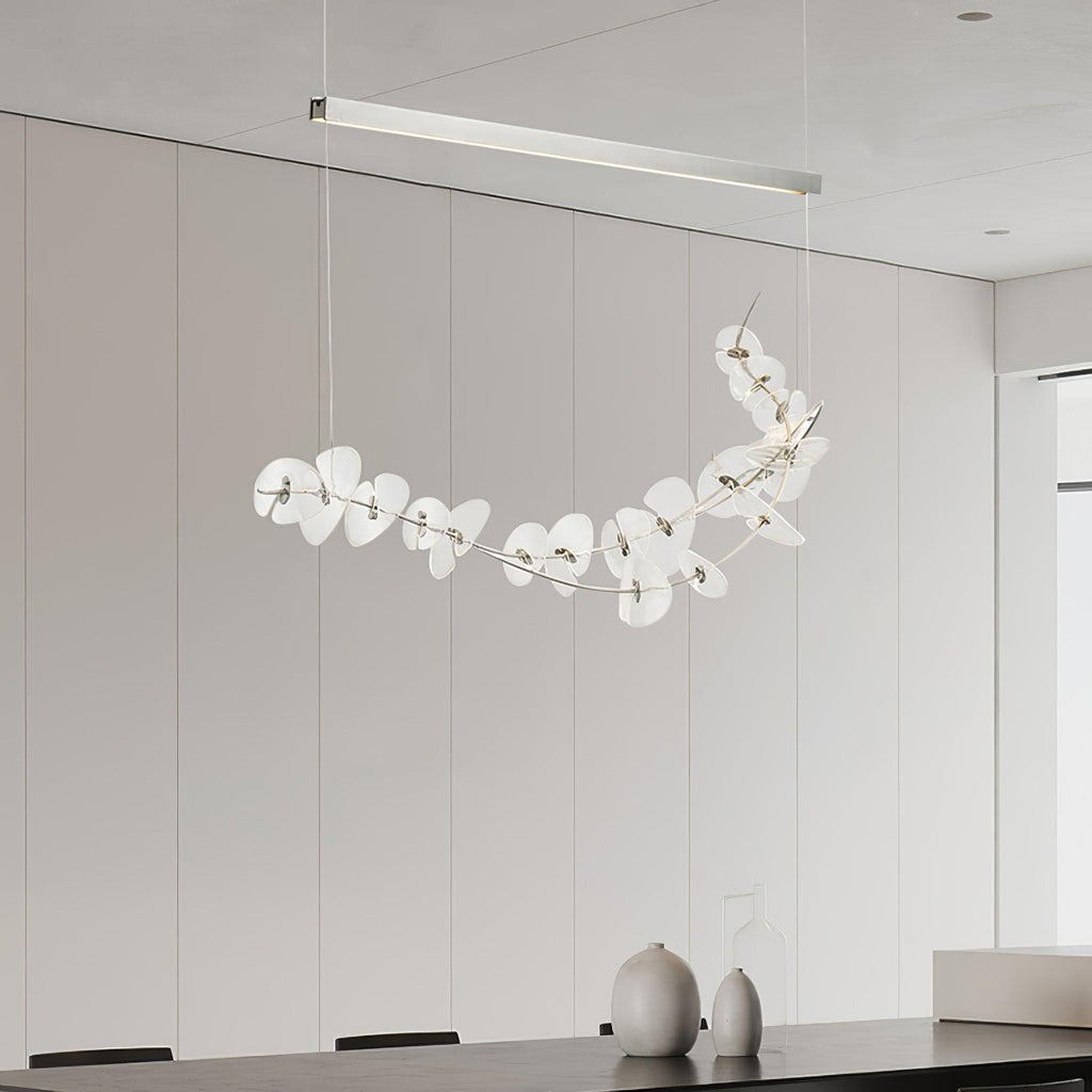 lily-led-pendant-light-anzaz-Chrome & Clear-2