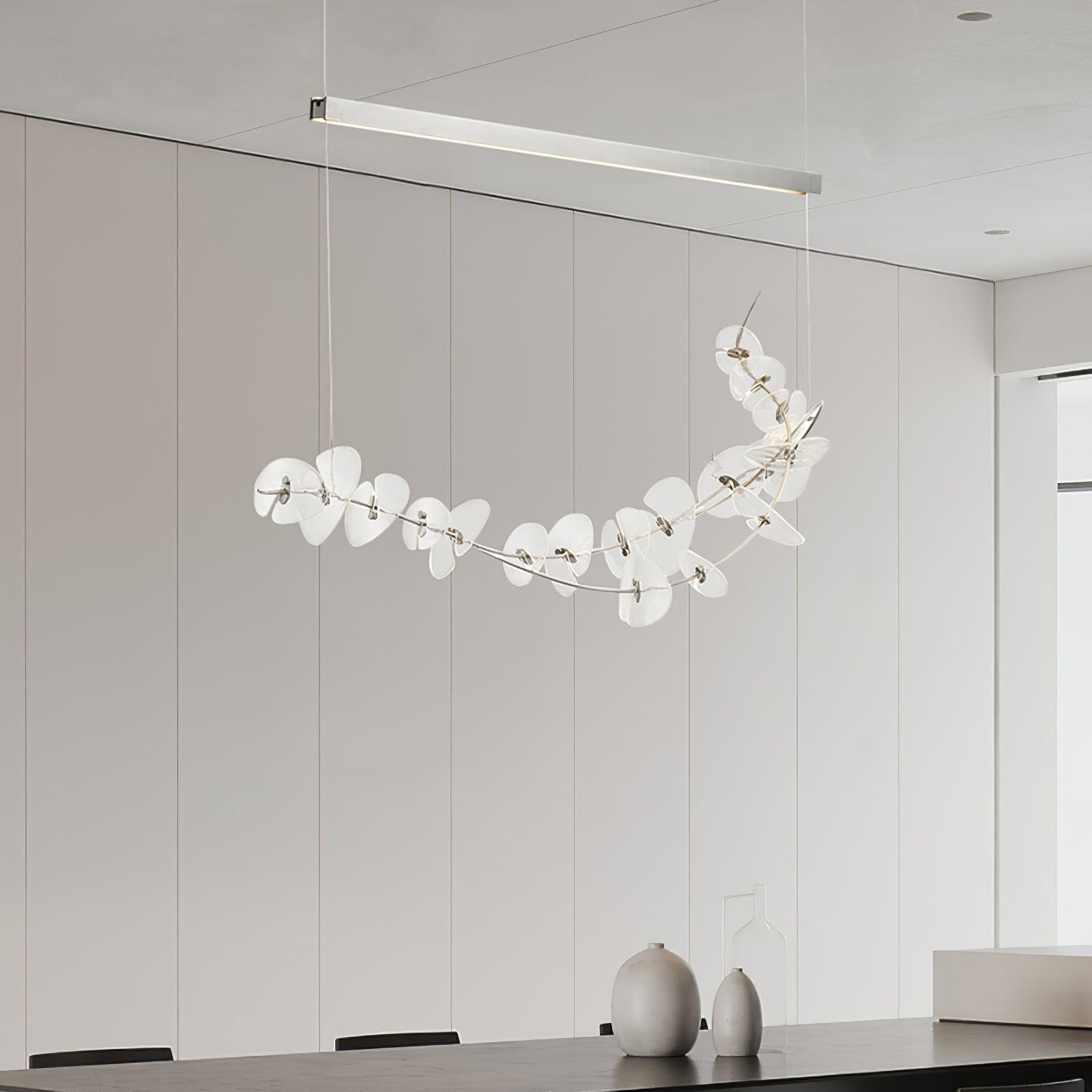 lily-led-pendant-light-anzaz-Chrome & Clear-2