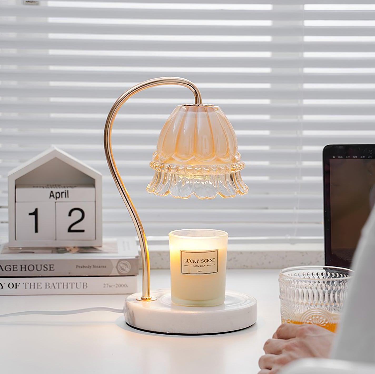 lily-marble-warmer-table-lamp-anzaz-Gold & Opaque-2
