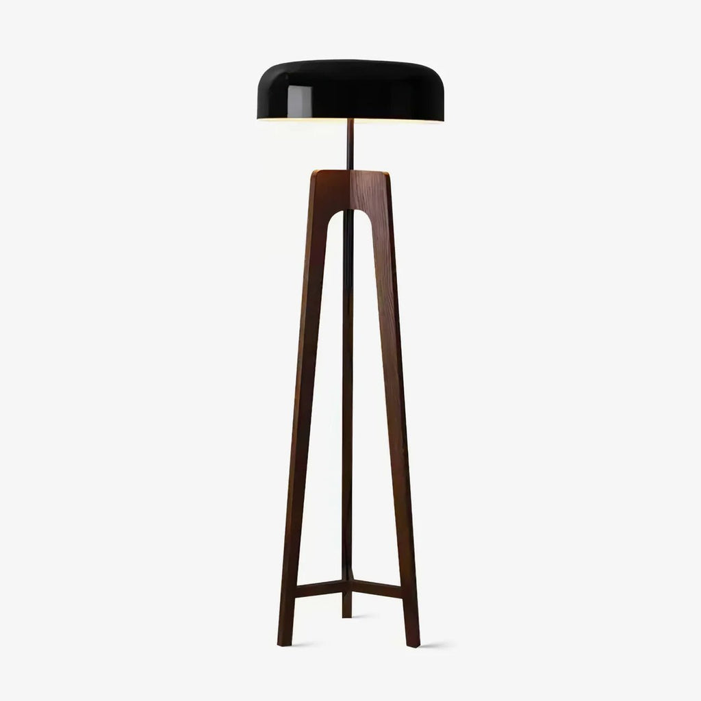 linea-floor-lamp-anzaz-Walnut Color & Black-1