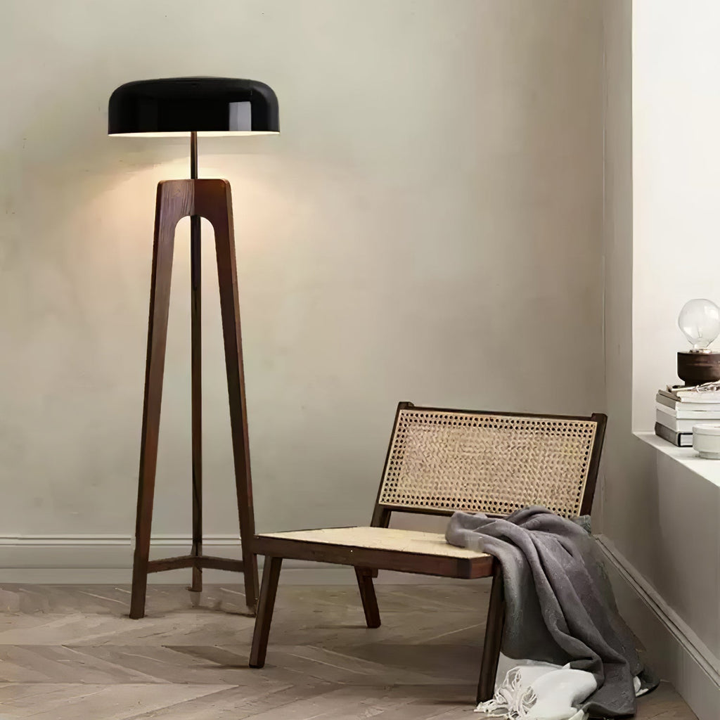 linea-floor-lamp-anzaz-Walnut Color & Black-3