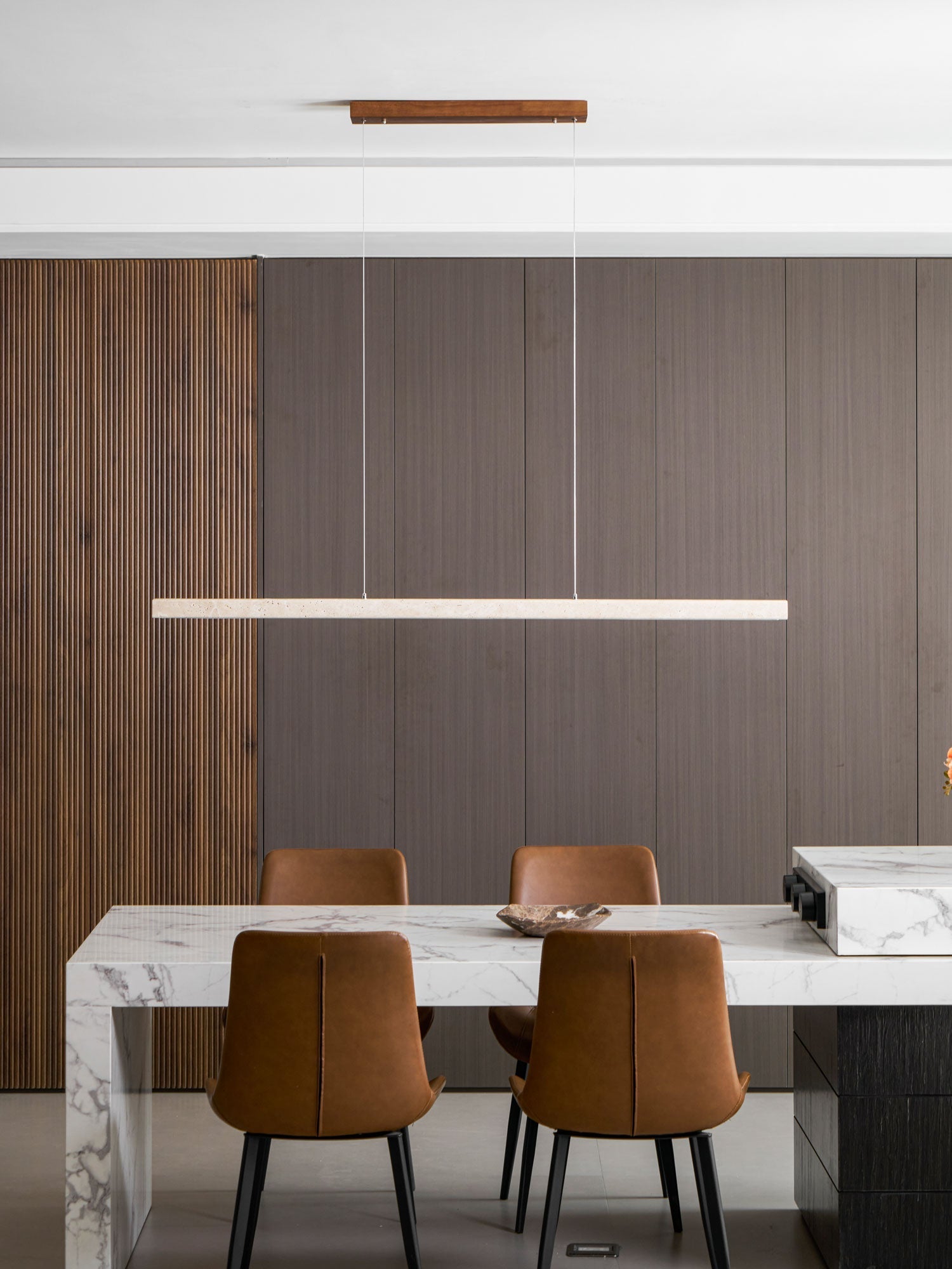 linear-travertine-pendant-lamp-anzaz-Walnut Wood & Yellow Travertine-8