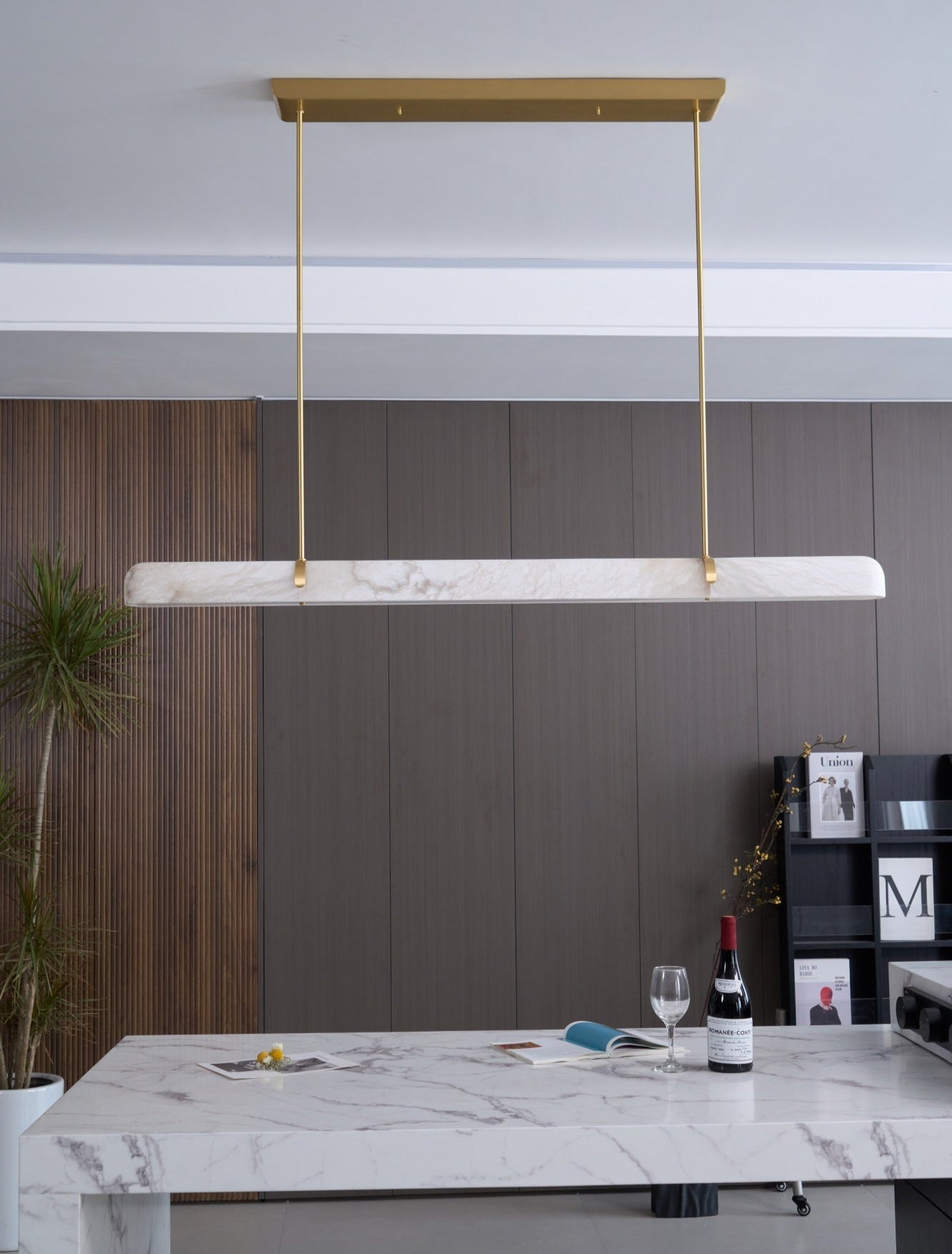 linear-alabaster-chandelier-anzaz-Brass & White-9