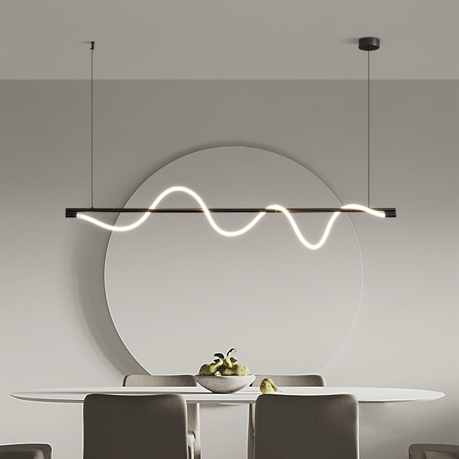 linear-curve-island-chandelier-anzaz-Black & White-2