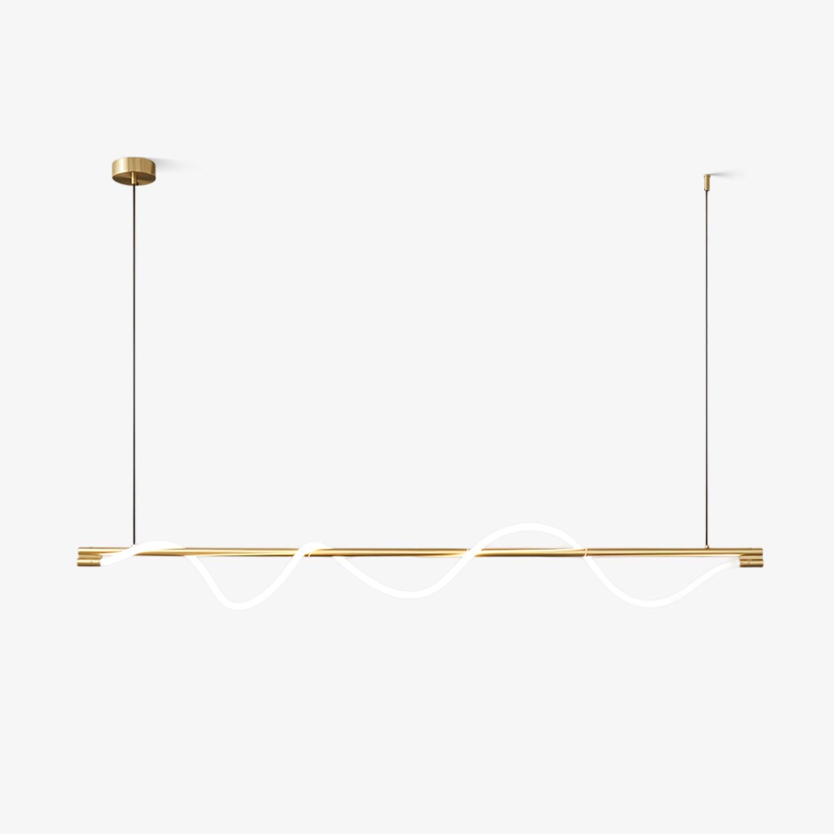 linear-curve-island-chandelier-anzaz-Brass & White-1