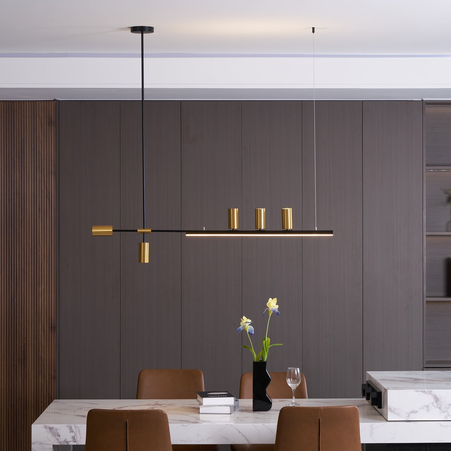 linear-island-pendant-lamp-anzaz-Black & Gold-2