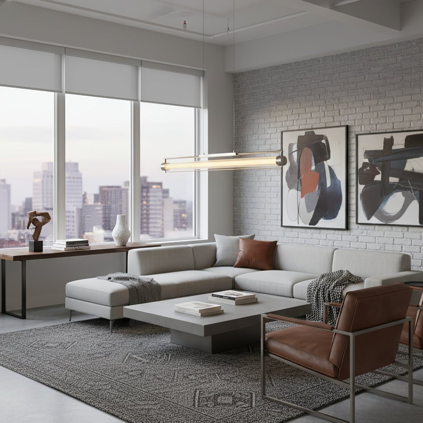 linear-tube-linear-pendant-anzaz-Nickel & White-3
