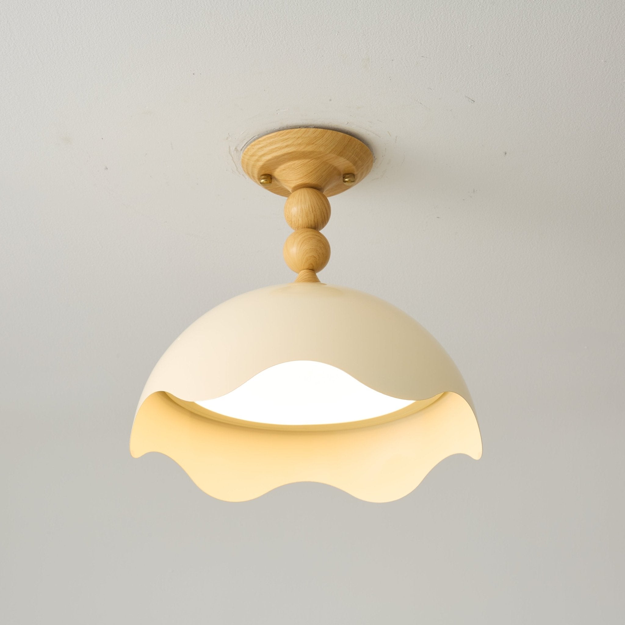 liora-scallop-ceiling-light-anzaz-Nature Wood Grain Hydrographics & Beige-6