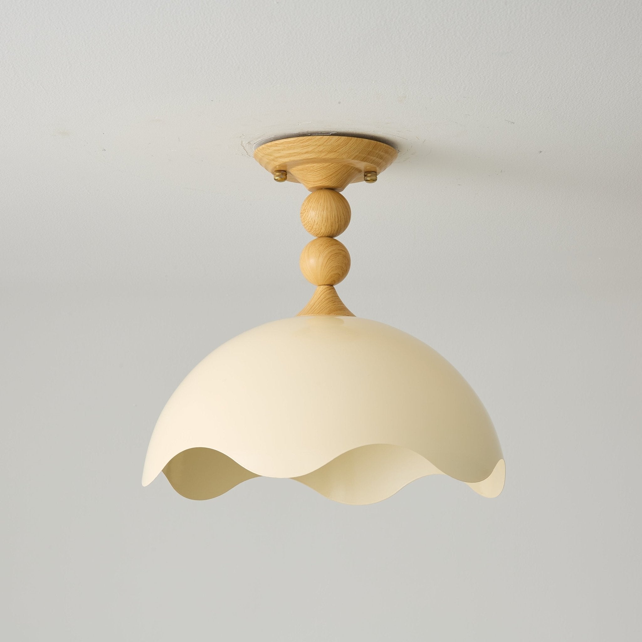 liora-scallop-ceiling-light-anzaz-Walnut Wood Grain Hydrographics & Beige-7