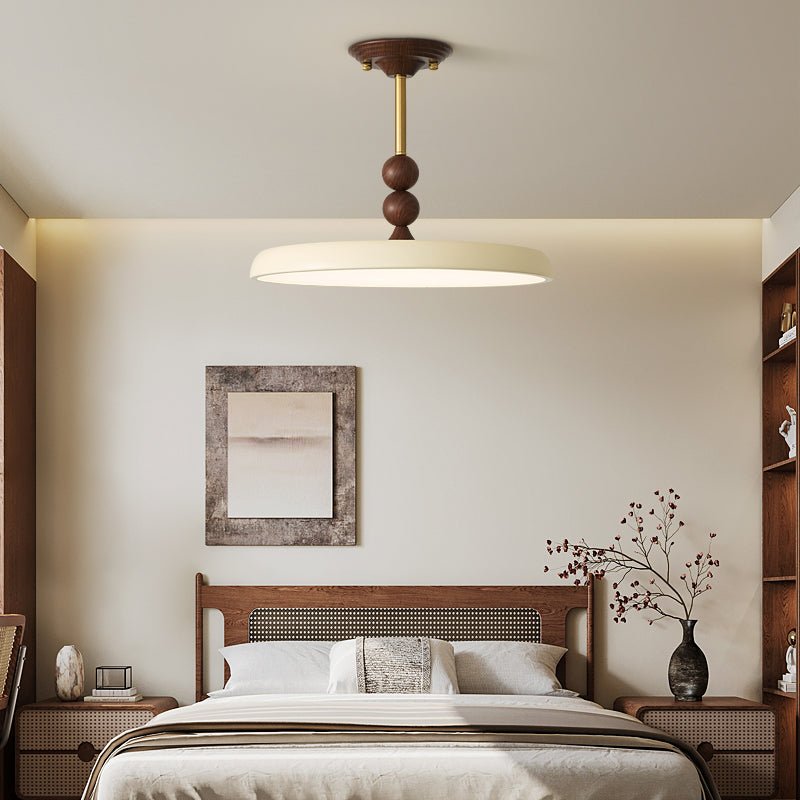 liora-scallop-ceiling-light-anzaz-Walnut Wood Grain Hydrographics & Beige-5